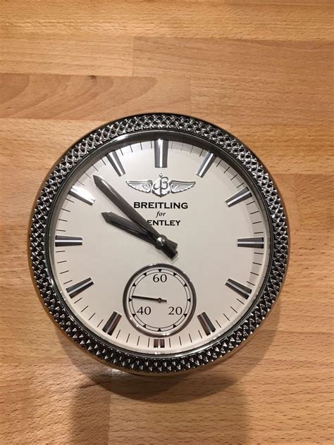 breitling for bentley desk clock|breitling mulliner bentley dashes.